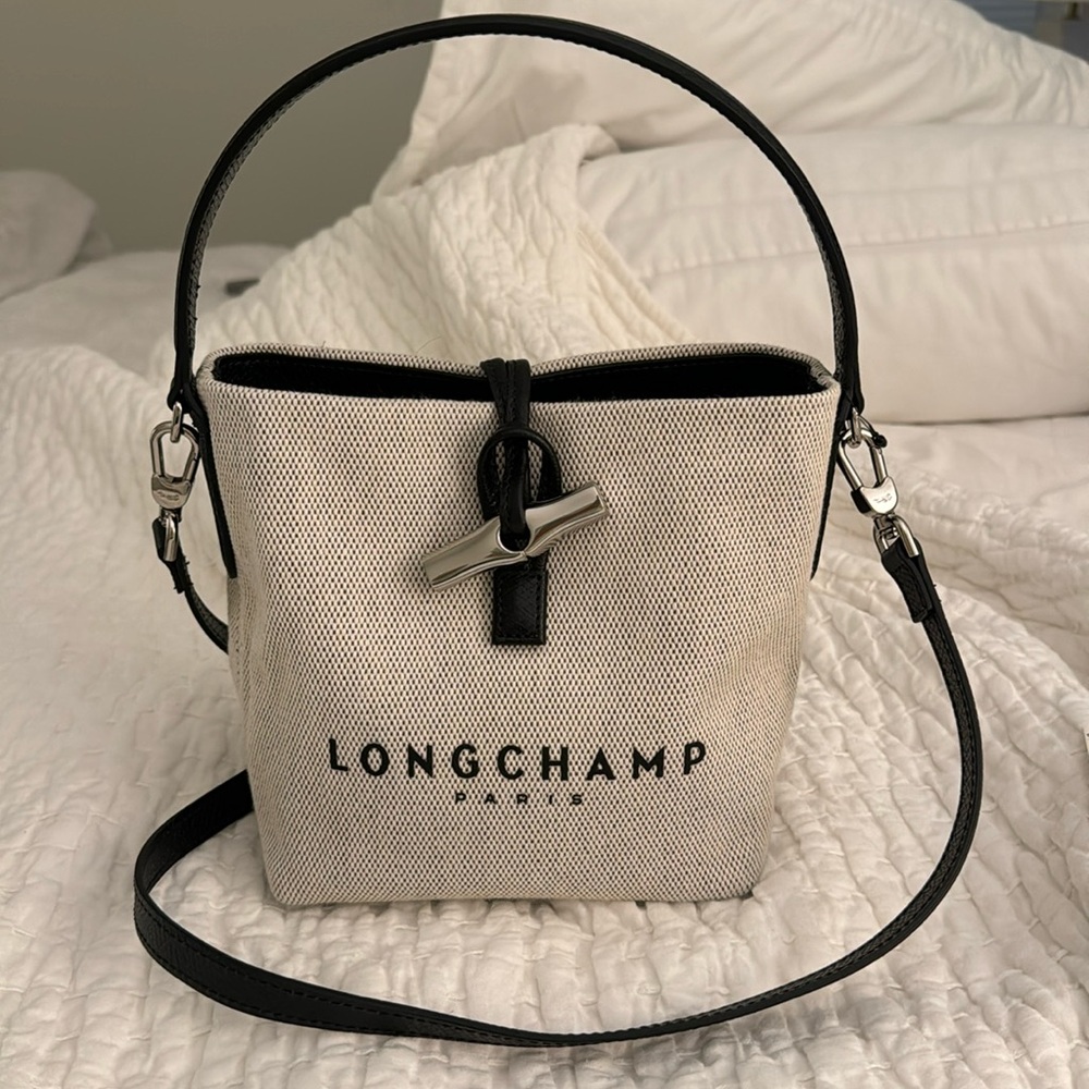 Longchamp Essential Toile XS Bucket Bag
